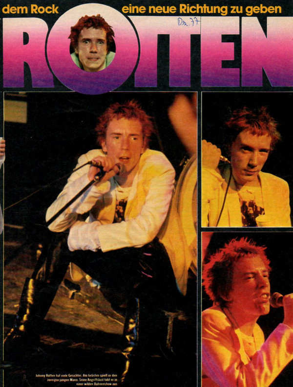 Sex Pistols Johnny Rotten