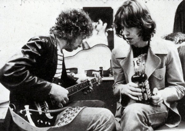 Mick Jagger & Bob Dylan