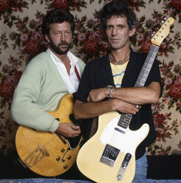 The Rolling Stones - Clapton & Keith Richards