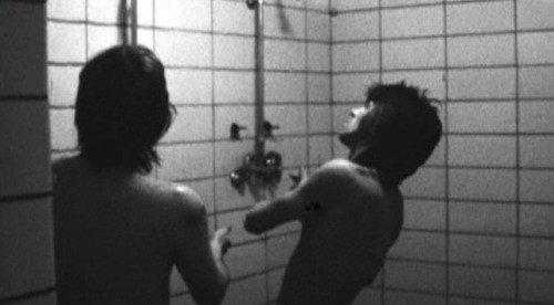 The Rolling Stones - Keith and Bobby Keys in the shower